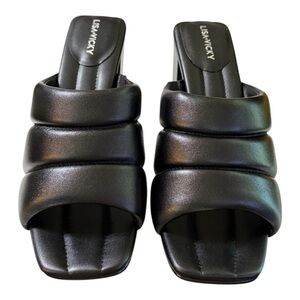 Lisa Vicky Black VERY-V Heeled Sandals – Size 10M